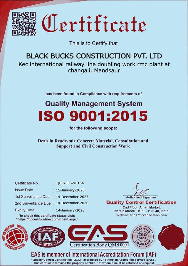 Example of a fake or forged QCC certificate