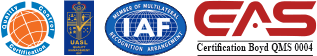 Quality Control Certification — accredited by UASL, IAF and EAS
